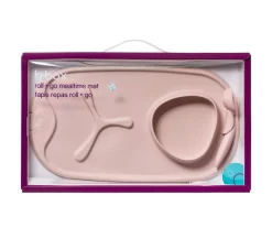 b.box Bandeja Silicona Roll + Go con Cuchara Blush