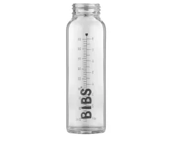 BIBS Biberón Cristal Blush 225ml + Fundas Biberón Large^ Biberones