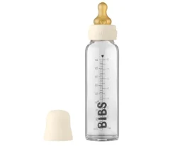 Bibs Liberty Biberón Cristal BIBS Ivory 225ml + Funda Biberón Regalo^ Biberones