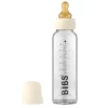 BIBS Biberón Cristal Ivory 225ml + Funda Biberón Large^ Biberones