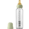 Bibs Liberty Biberón Cristal BIBS Sage 225ml + Funda Biberón Regalo^ Biberones