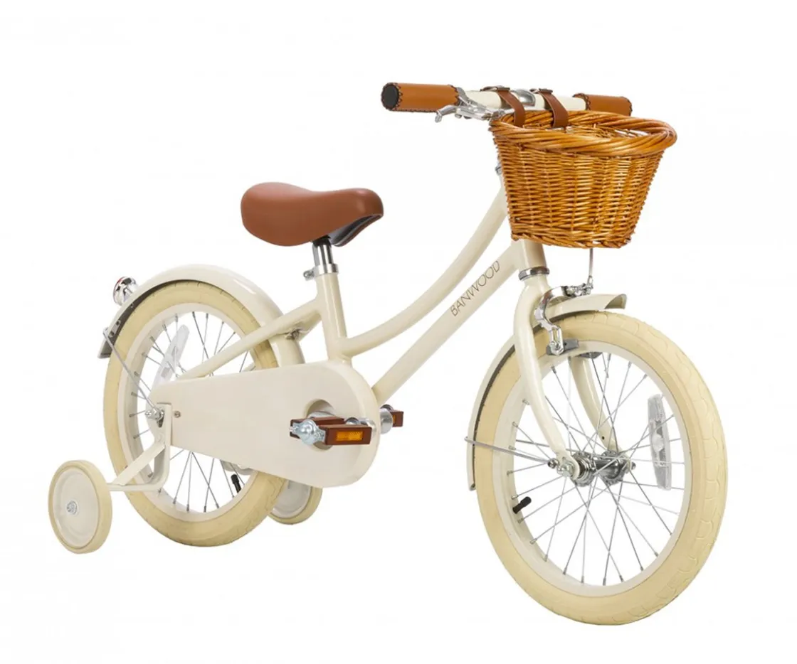 Niños Banwood Bicicleta Classic 16" Crema