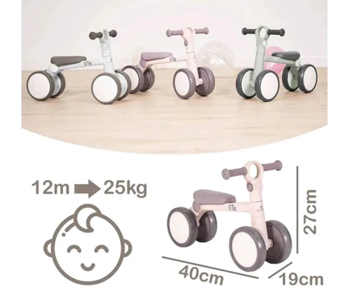 Niños Olmitos Bicicleta de Equilibrio Lite Rosa