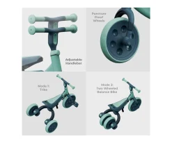 Niños Yvolution Bicicleta de Equilibrio Yvelo Verde