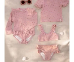 Little Dutch Bikini Sunny Flowers Blush^Niños Bañadores Niños