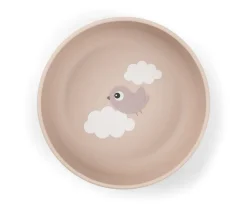 Done by Deer Bol Antideslizante Happy Clouds Powder^ Vajilla Infantil