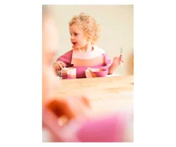 Grech & Co Bol con Ventosa Color Splash Mauve Rose Ombre^ Vajilla Infantil