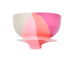 Grech & Co Bol con Ventosa Color Splash Mauve Rose Ombre^ Vajilla Infantil