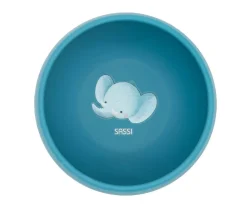 Sassi Bol con Ventosa Silicona Elefante