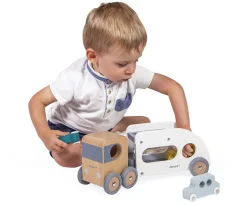 Niños Janod Bolid Camión Transportador