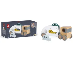 Niños Janod Bolid Camión Transportador