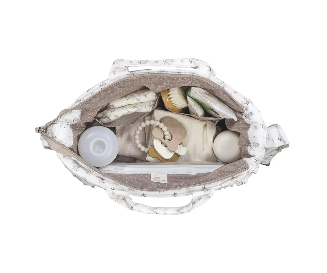 Niños Walking Mum Bolsa Canastilla Botton Flores