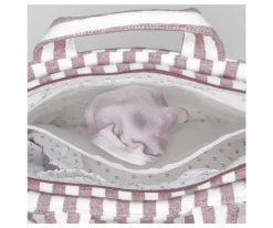 Niños Pasito a Pasito Bolsa Canastilla Cherry Rayas