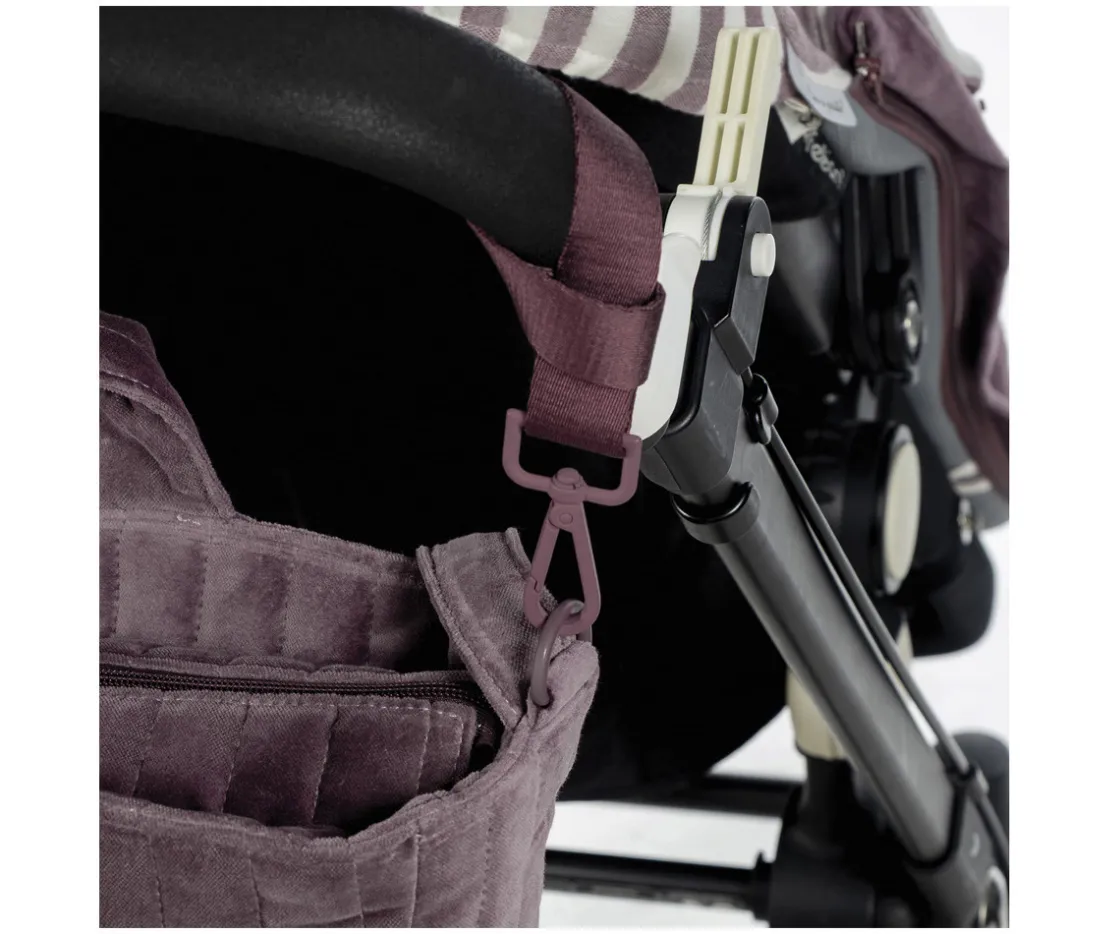 Pasito a Pasito Bolsa Canastilla Cherry Velvet^Niños Bolsas Hospital Bebé