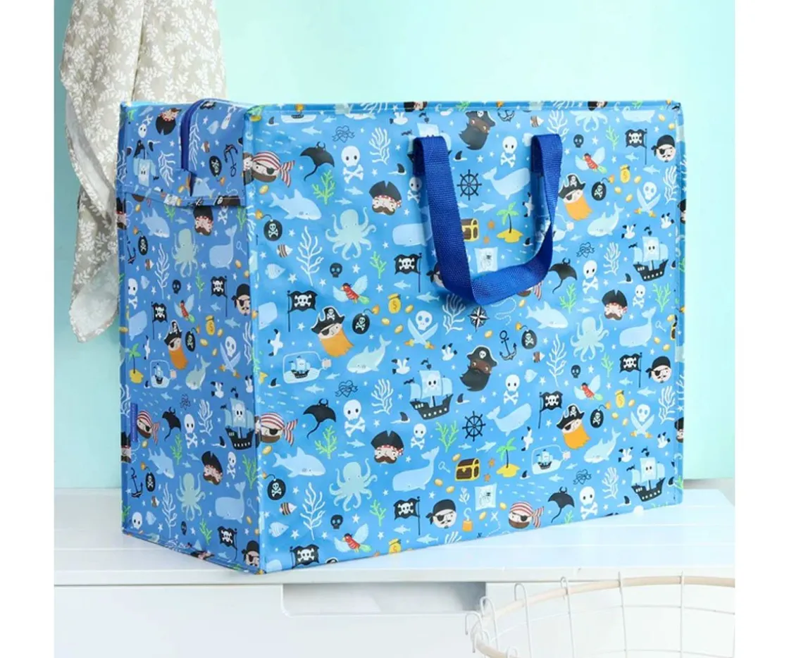 Niños A Little Lovely Company Bolsa de almacenaje XL Pirates