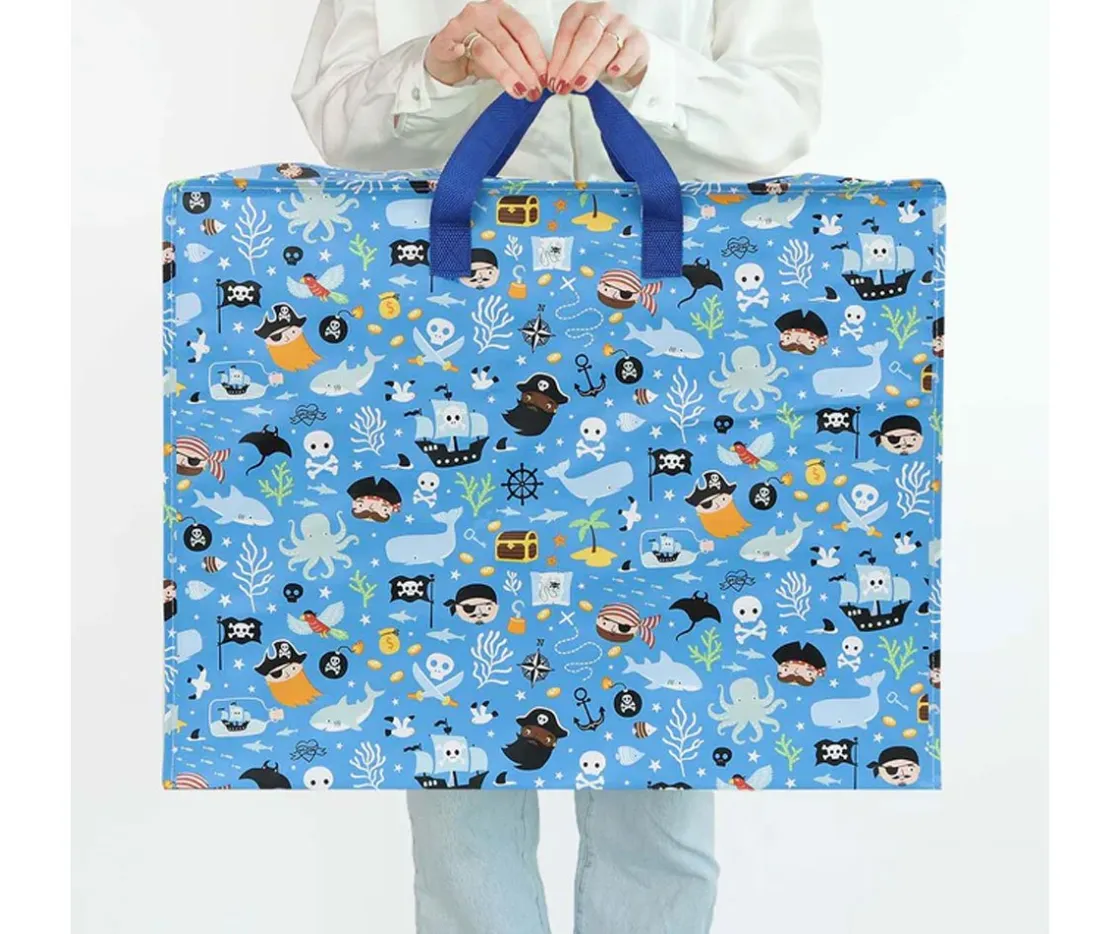 Niños A Little Lovely Company Bolsa de almacenaje XL Pirates