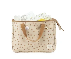Walking Mum Bolsa de Aseo Corazones Poppy Canela^Niños Neceseres