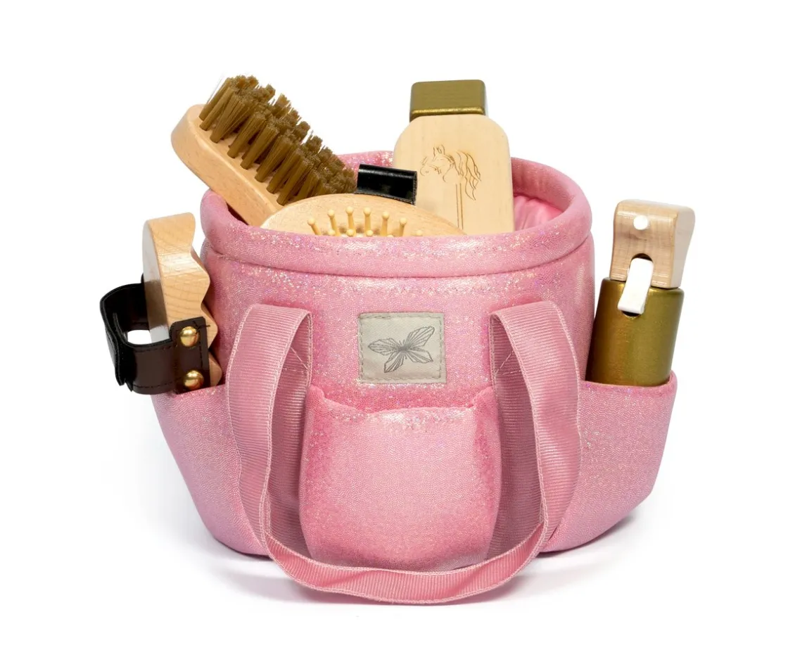 Niños byAstrup Bolsa de Aseo Horse Rosa Glitter