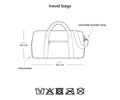 A Little Lovely Company Bolsa de Deporte ALLC Animal Friends Personalizable^ Bolsas De Deporte