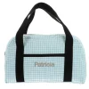 Cristina de Jos'h Bolsa de Deporte Nordic Check Blue Personalizable^ Bolsas De Deporte