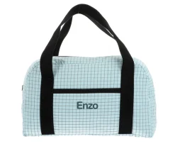 Cristina de Jos'h Bolsa de Deporte Nordic Check Blue Personalizable^ Bolsas De Deporte
