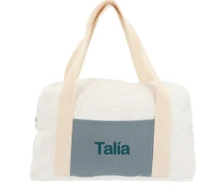 Cristina de Jos'h Bolsa de Deporte Rainbow Dots Azul Personalizable^ Bolsas De Deporte