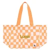Dock & Bay Bolsa de Playa Check Naranja Personalizable