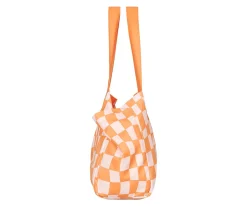 Dock & Bay Bolsa de Playa Check Naranja Personalizable