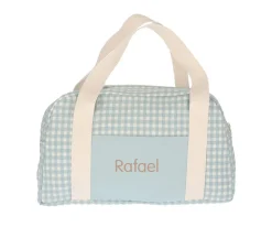 Cristina de Jos'h Bolsa Deporte Vichy Verde Personalizable^ Bolsas De Deporte