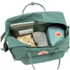 Niños Fjällräven Bolsa Kanken Weekender Frost Green