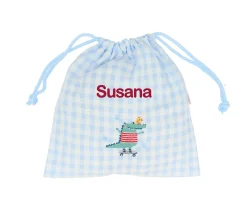 Tutete Textil Bolsa Merienda Croc Personalizable