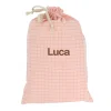 Cristina de Jos'h Bolsa Merienda Nordic Check Blush Personalizable