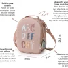 Tutete Bolsa Merienda Térmica 3D Funny Letters Personalizable