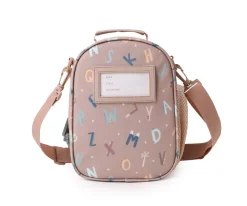 Tutete Bolsa Merienda Térmica 3D Funny Letters Personalizable