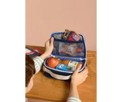 Hindbag Bolsa Merienda Térmica Elsa Azul Beige