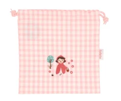 Tutete Textil Bolsa Merienda Vichy Little Red Personalizable