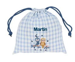 Tutete Textil Bolsa Merienda Vichy Magical Forest Personalizable