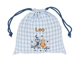 Tutete Textil Bolsa Merienda Vichy Magical Forest Personalizable