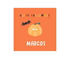 Tutete Bolsa Naranja Truco o Trato Halloween Personalizable^Niños Disfraces Para Niños