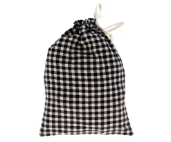 Cristina de Jos'h Bolsa para Bañador Vichy Negro^ Bolsas Impermeables