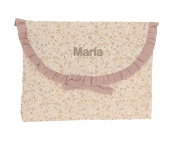 Cristina de Jos'h Bolsa para Muda con Volante Wild Flowers Personalizable^Niños Cambiadores Para Bebés