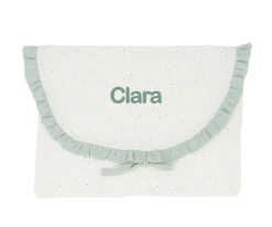 Cristina de Jos'h Bolsa para Muda Rainbow Dots Verde Personalizable^Niños Cambiadores Para Bebés