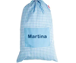 Tutete Textil Bolsa para Muda Vichy Celeste Personalizable^Niños Cambiadores Para Bebés