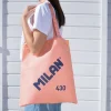 Milan Bolsa Tote Bag Personalizable Colección 430 Since 1918 Rosa