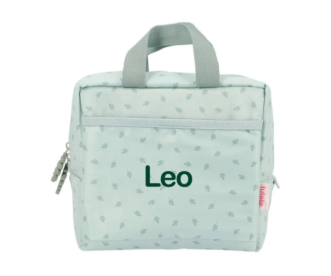 Tutete Bolsa Térmica Acolchada Leaves Sage Personalizable