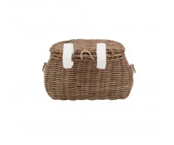 Niños Olli Ella Bolsito Ratán Mini Chari Natural