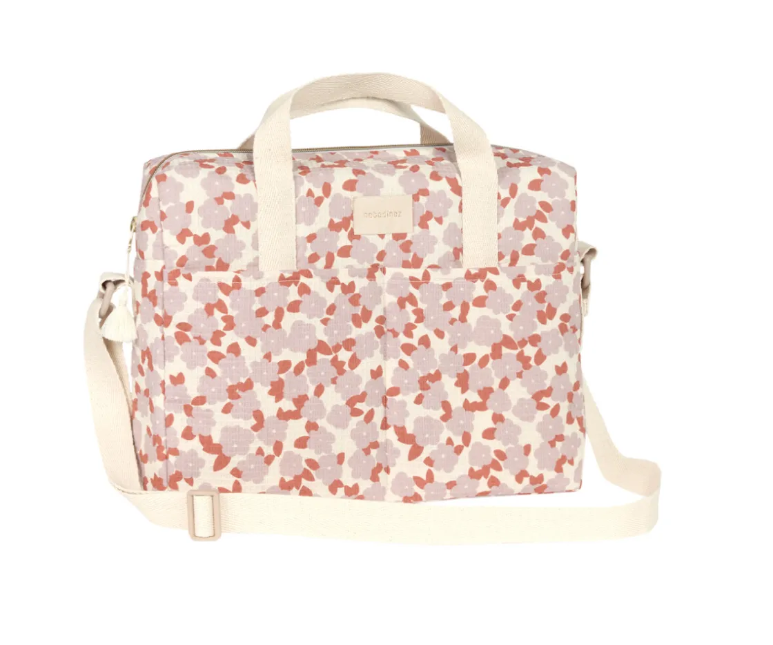 Nobodinoz Bolso Cambiador Impermeable Mauve Sakura^Niños Bolsos