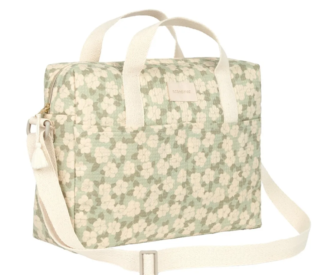 Nobodinoz Bolso Cambiador Impermeable Gala Opera Green Sakura^Niños Bolsos