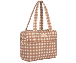 Nobodinoz Bolso Carro Bebé Hyde Park Waterproof Terracota Checks^Niños Bolsos Carro Bebé