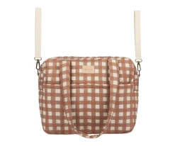 Nobodinoz Bolso Carro Bebé Hyde Park Waterproof Terracota Checks^Niños Bolsos Carro Bebé